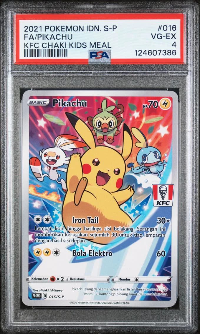 Pikachu, Indonesian S Promo, PSA 4