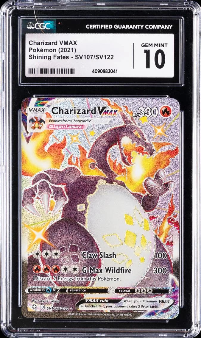 Charizard VMAX, Shining Fates, CGC 10