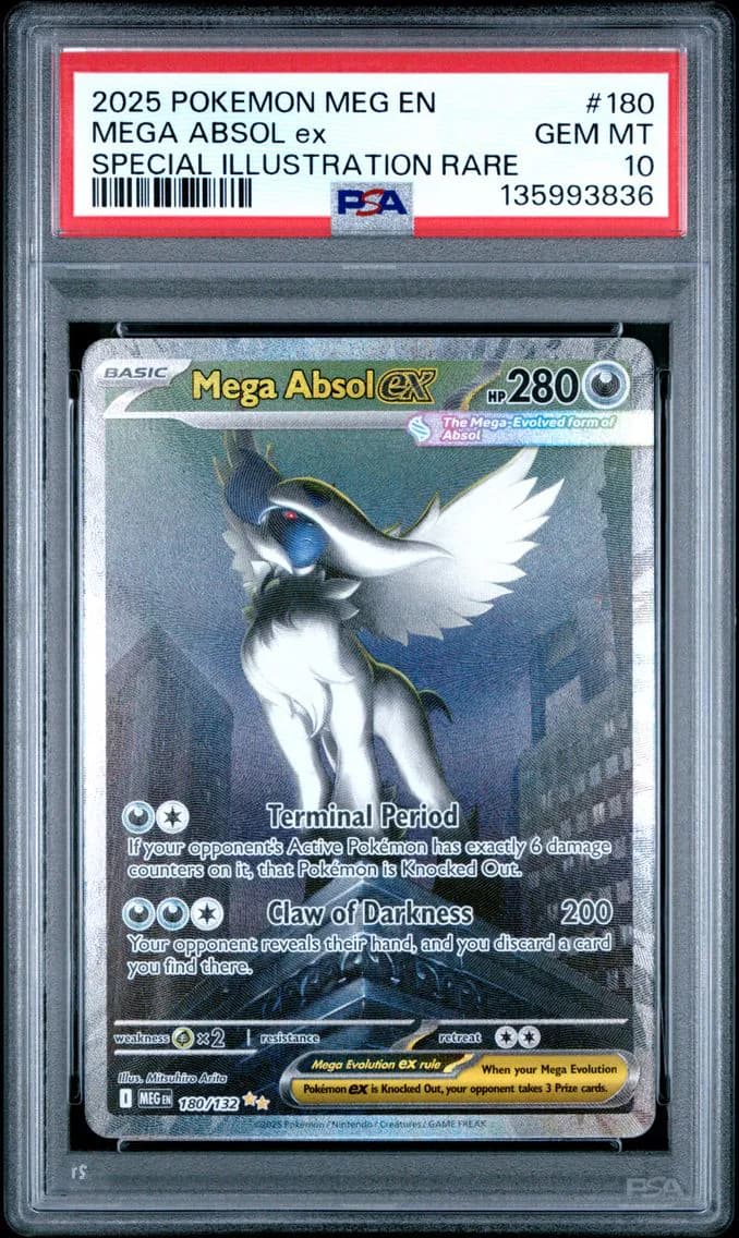 Mega Absol EX, Mega Evolution, PSA 10