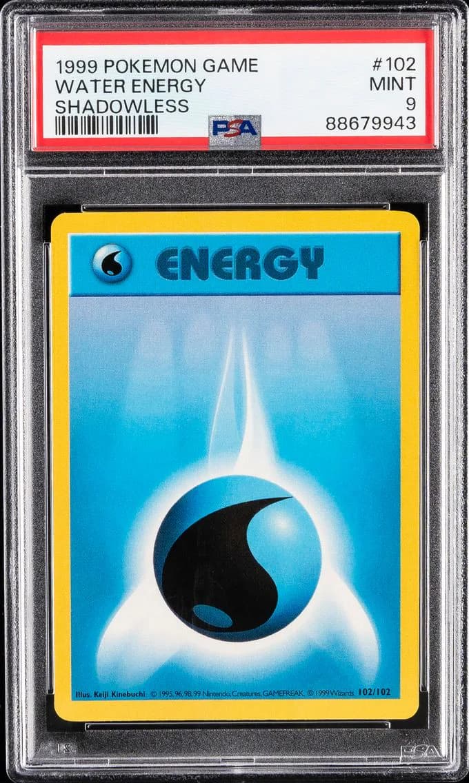 Water Energy Shadowless, Game, PSA 9