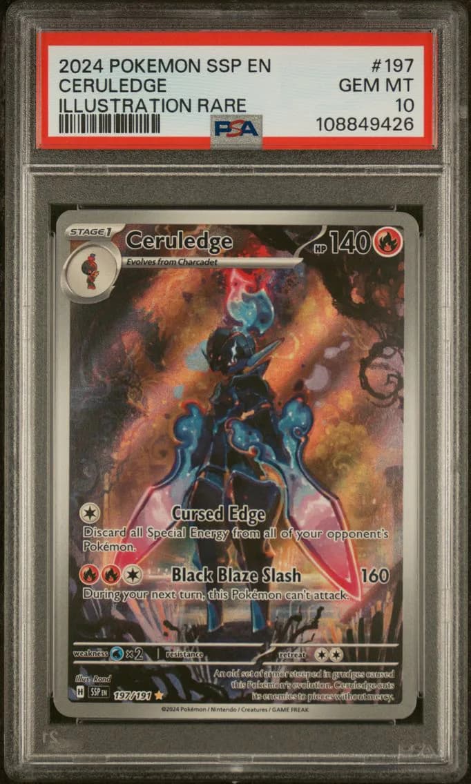 Ceruledge, Surging Sparks, PSA 10