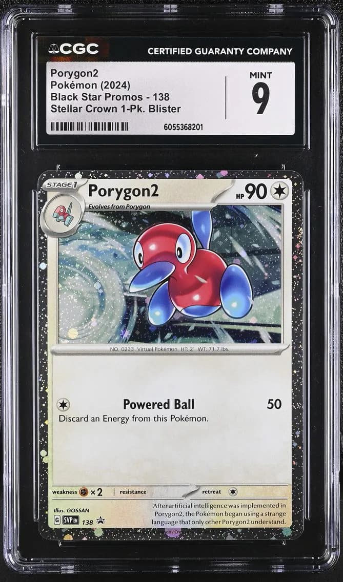 Porygon2, Black Star Promos - Scarlet & Violet SVP EN, CGC 9