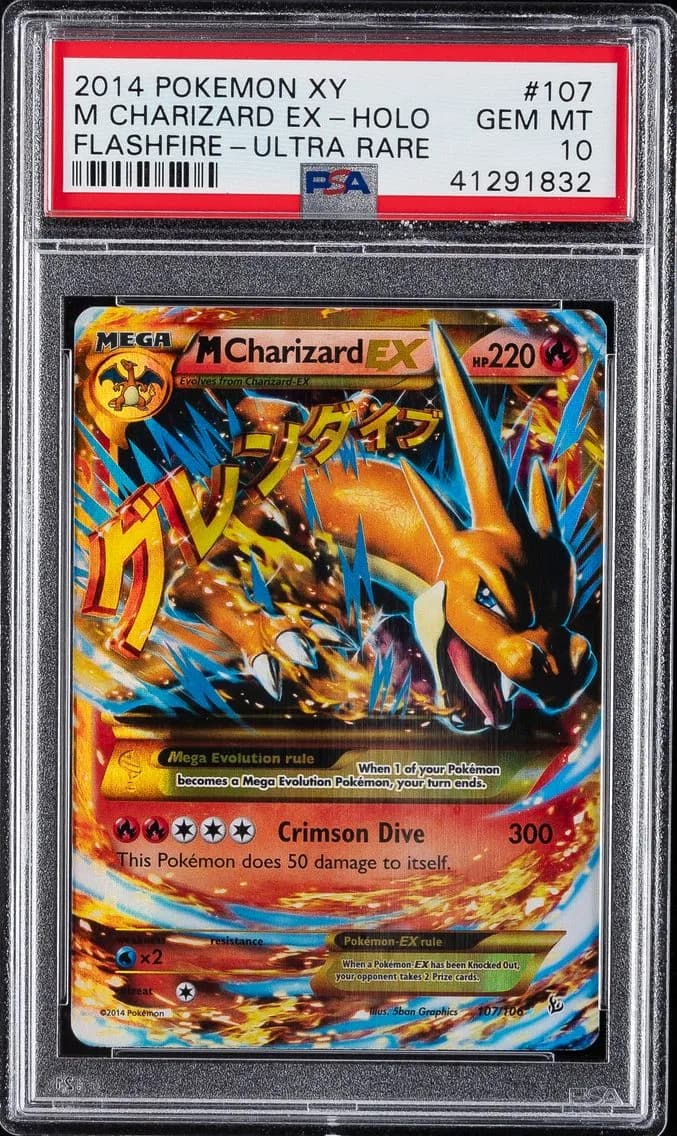 M Charizard EX, XY Flashfire, PSA 10