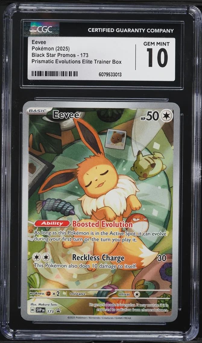Eevee, Black Star Promos - Scarlet & Violet SVP EN, CGC 10