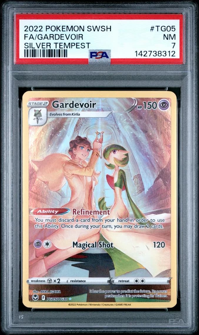 Gardevoir, Sword & Shield Silver Tempest, PSA 7