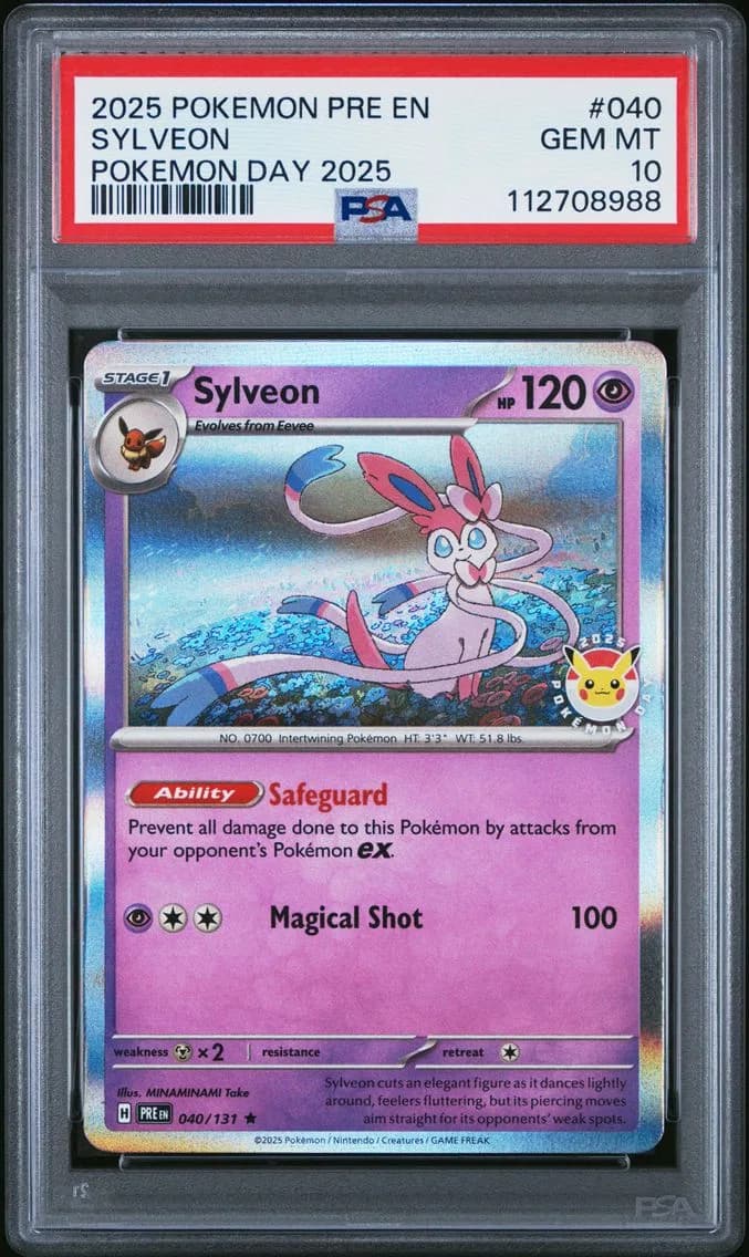 Sylveon, Prismatic Evolutions, PSA 10