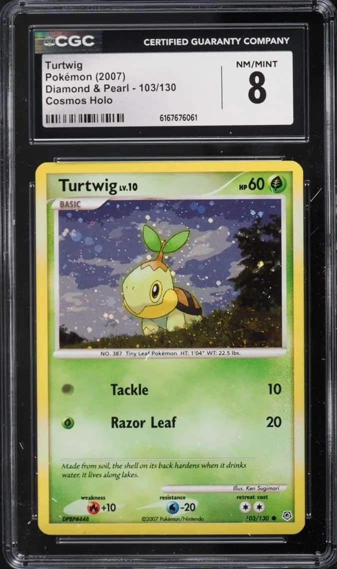 Turtwig, Diamond & Pearl, CGC 8