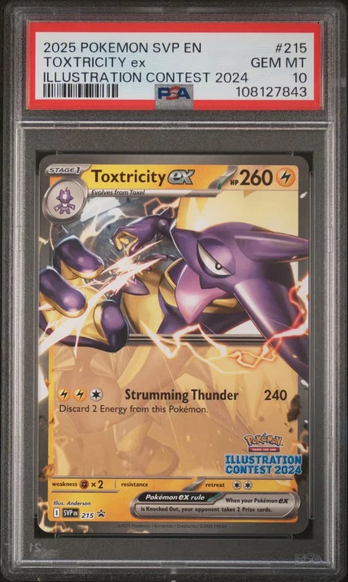 Toxtricity EX, SV Black Star Promo, PSA 10