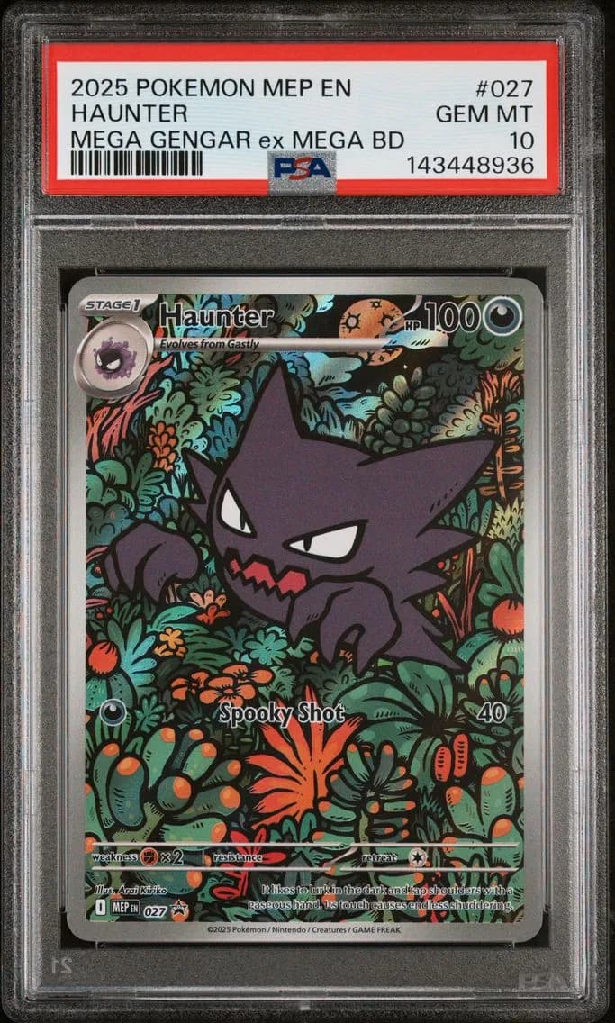 Haunter, Me Black Star Promo, PSA 10