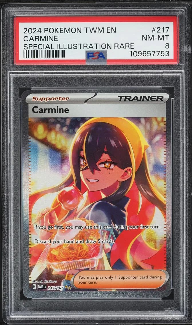 Carmine, Twilight Masquerade, PSA 8