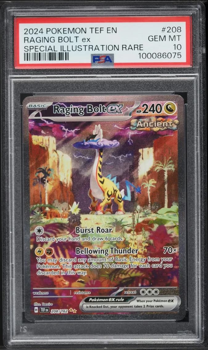 Raging Bolt EX, Temporal Forces, PSA 10