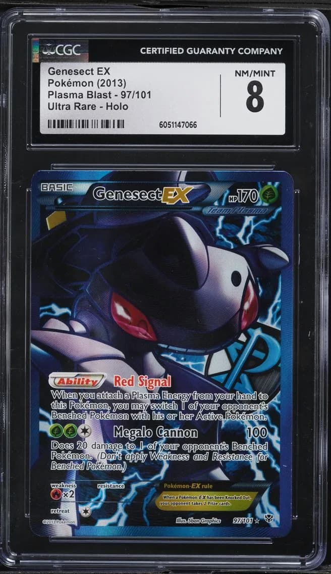 Genesect EX, Plasma Blast, CGC 8