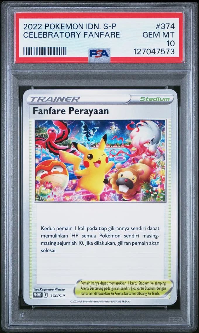 Celebratory Fanfare, Indonesian S Promo, PSA 10