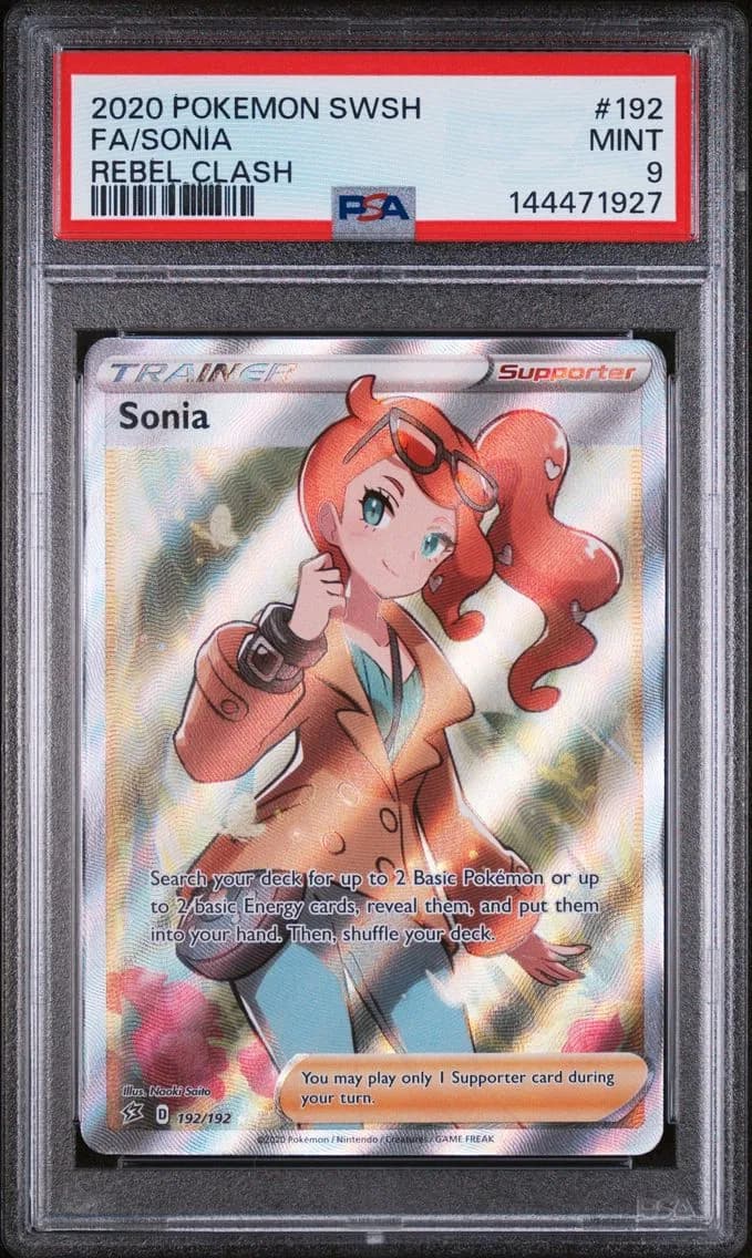 Sonia, Sword & Shield Rebel Clash, PSA 9