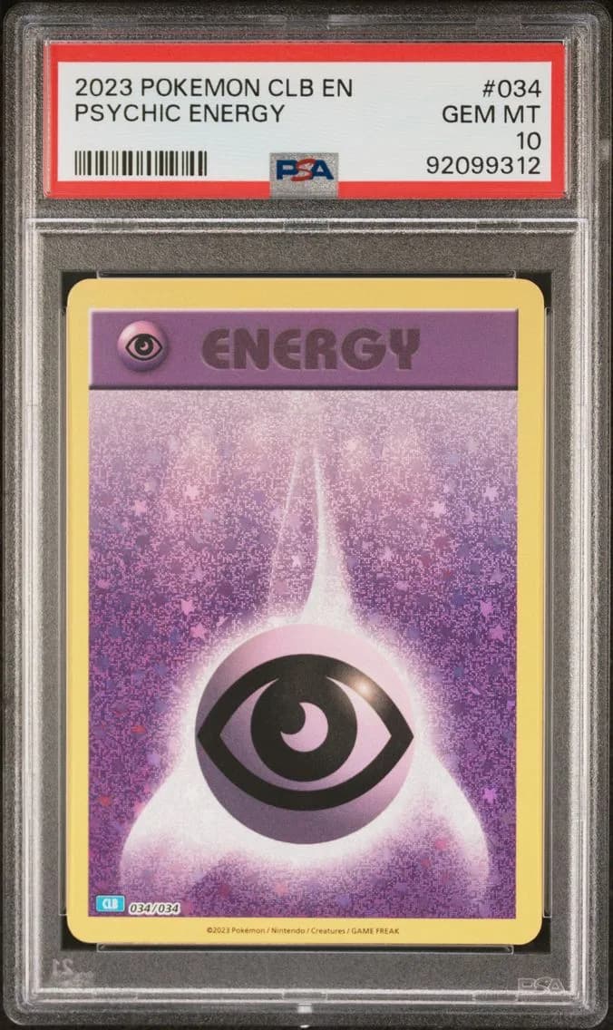Psychic Energy, Clb-Trading Card Game Classic Blastoise & Suicune EX Deck, PSA 10