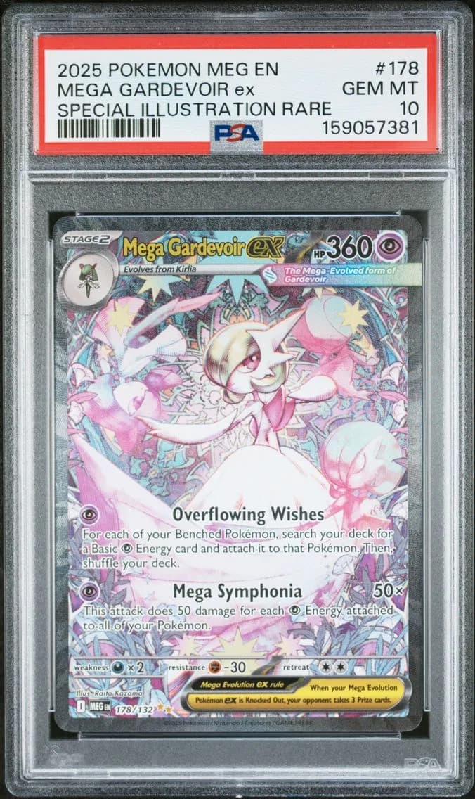 Mega Gardevoir EX, Mega Evolution, PSA 10