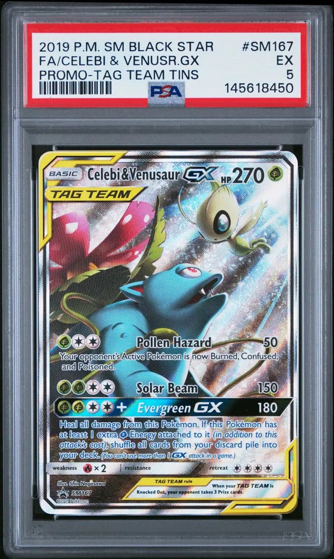Celebi & Ve, SM Black Star Promo, PSA 5