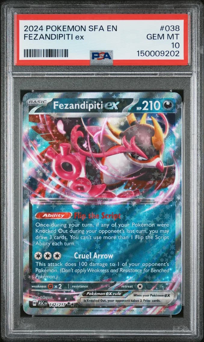 Fezandipiti EX, Shrouded Fable, PSA 10