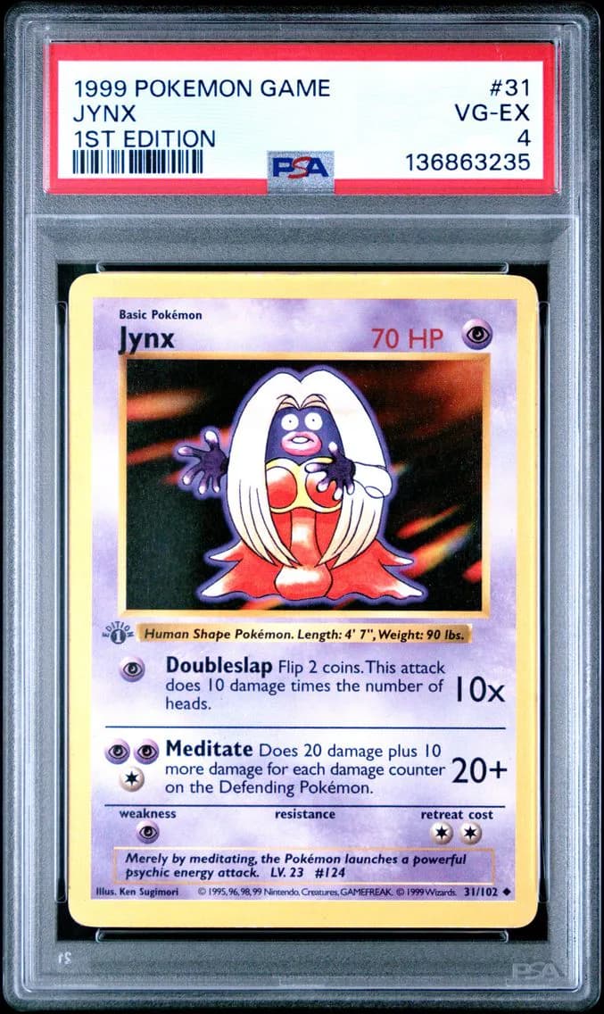 Jynx 1st Edition, Game, PSA 4