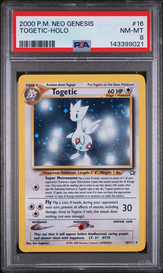 Togetic-Holo, Neo Genesis, PSA 8