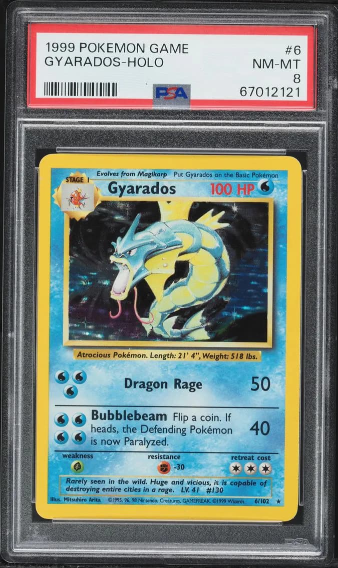 Gyarados-Holo, Game, PSA 8