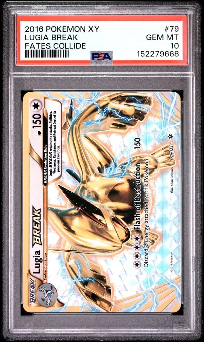 Lugia Break, XY Fates Collide, PSA 10