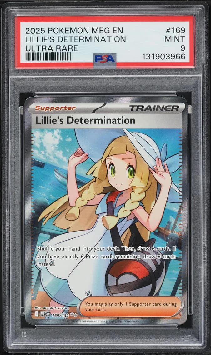 Lillie's Determination, Mega Evolution, PSA 9