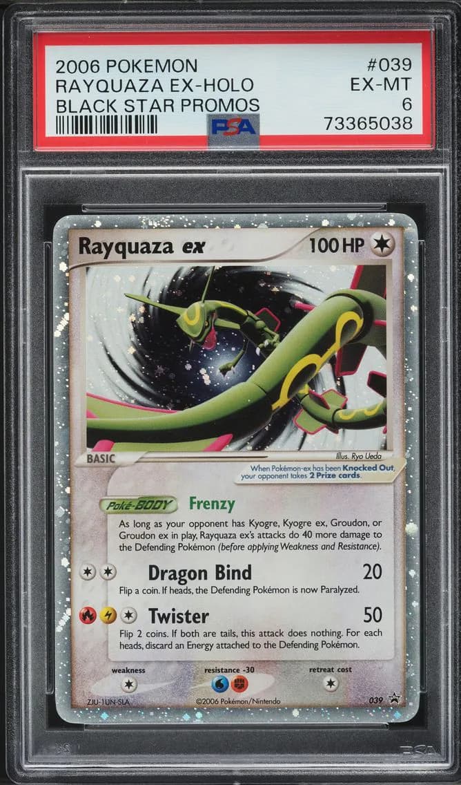 Black Star Promo Holo Rayquaza EX, Black Star Promos, PSA 10