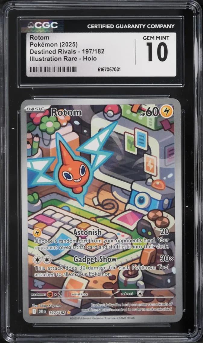 IR Rotom, Destined Rivals, CGC 10