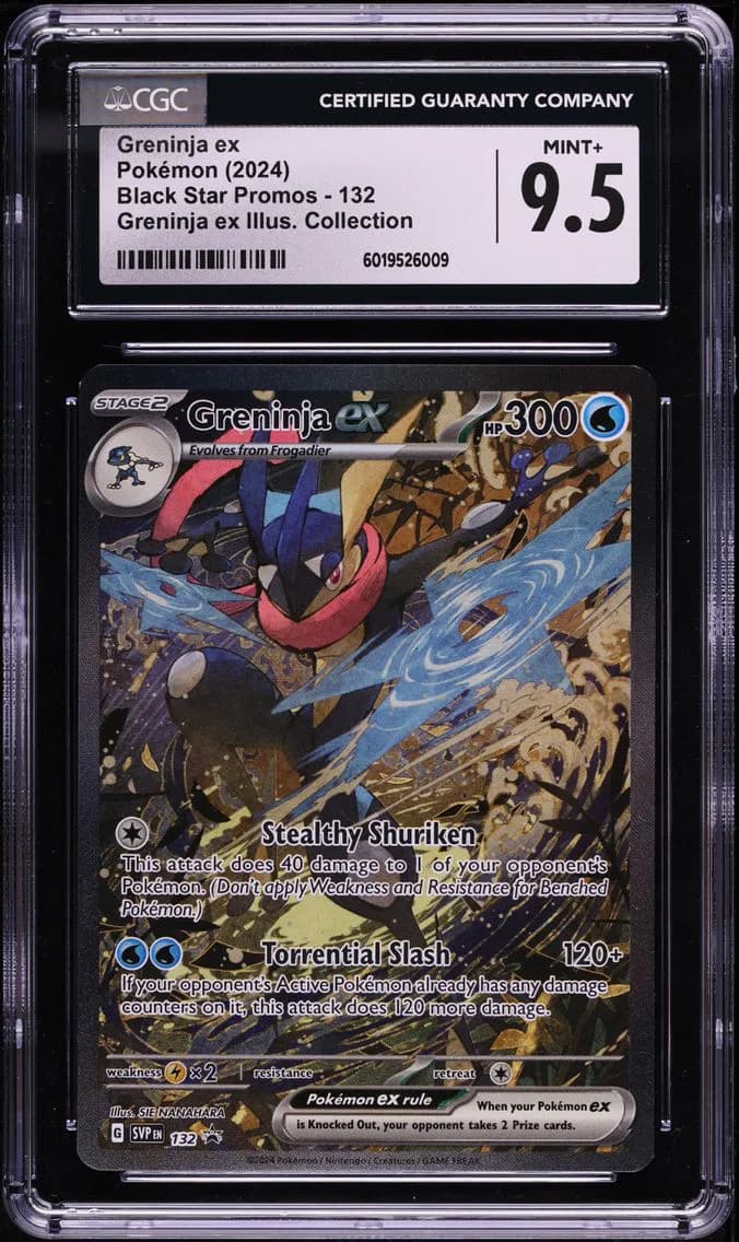 Greninja ex, Black Star Promos - Scarlet & Violet SVP EN, CGC 9.5