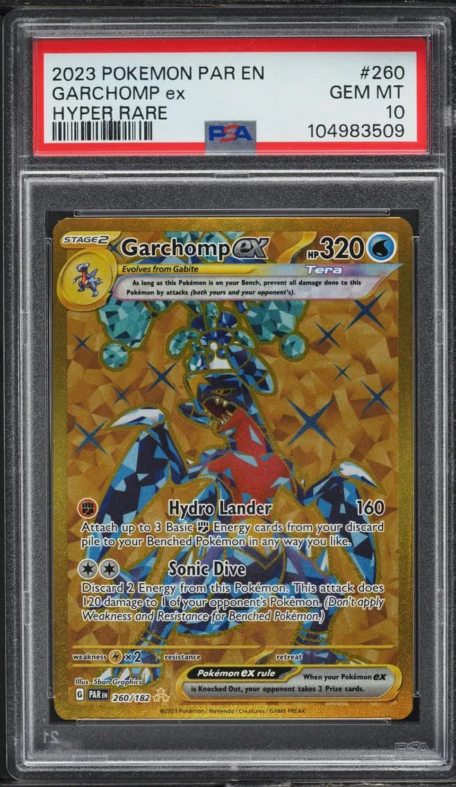 Garchomp EX, Paradox Rift, PSA 10