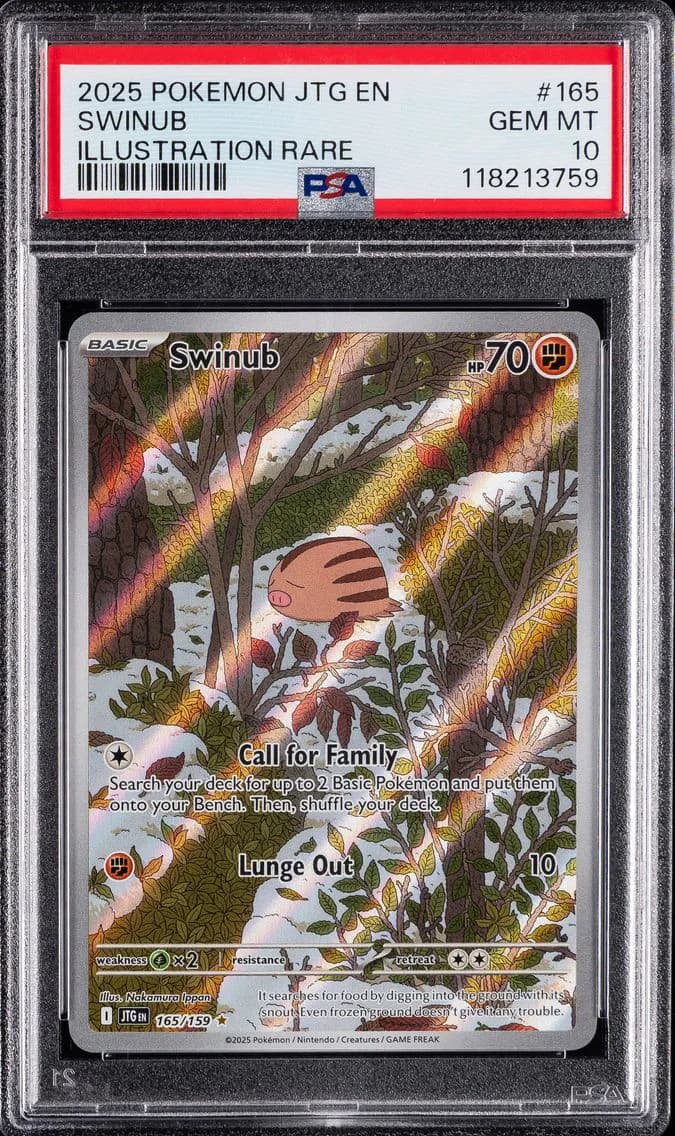 Swinub, Journey Together, PSA 10