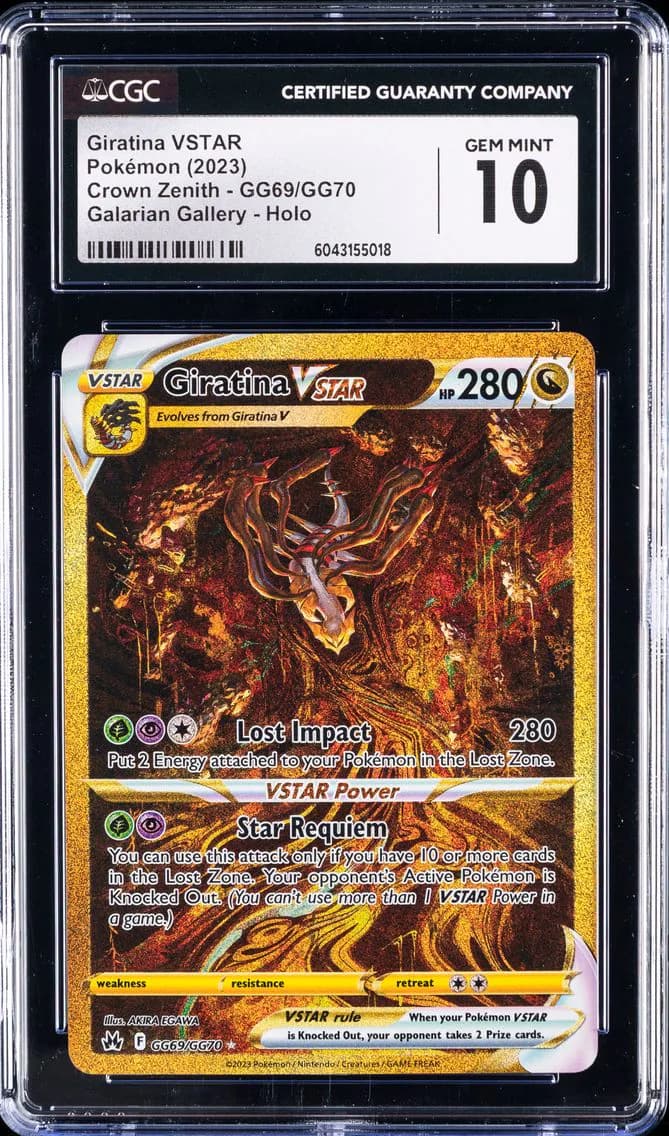 Giratina VSTAR, Crown Zenith, CGC 10