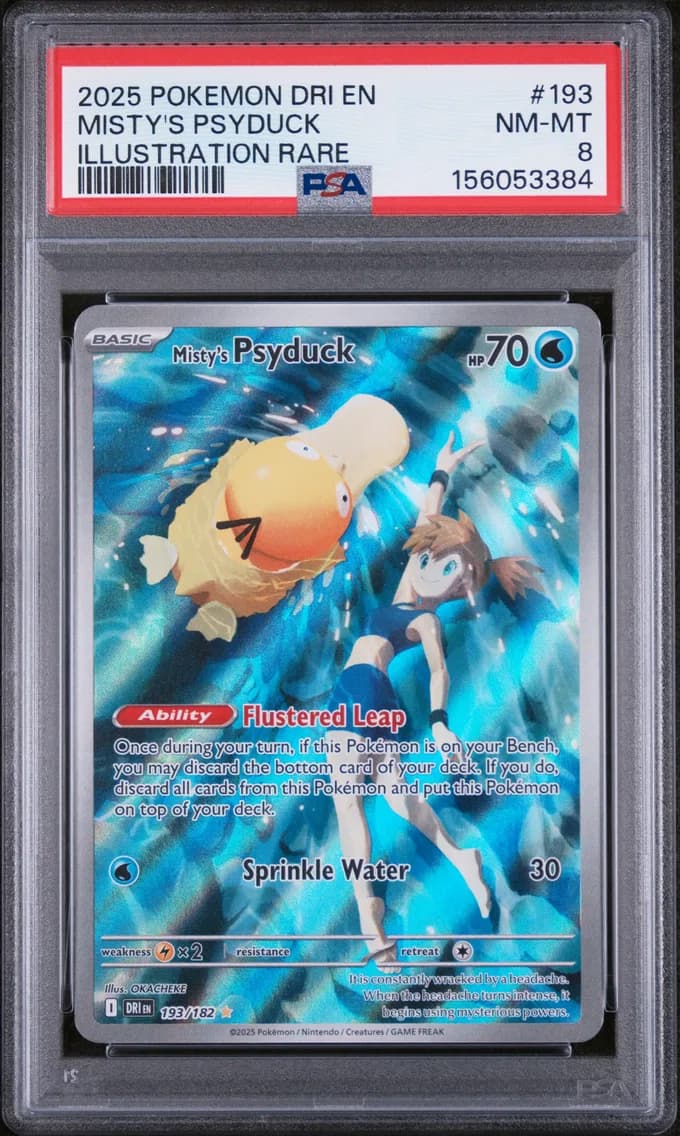 Misty's Psyduck, Destined Rivals, PSA 8