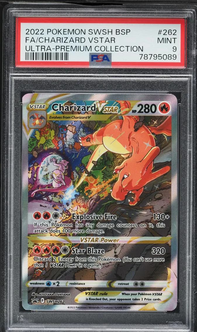 Charizard VSTAR, Swsh Black Star Promo, PSA 9