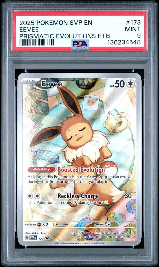 Eevee, SV Black Star Promo, PSA 9