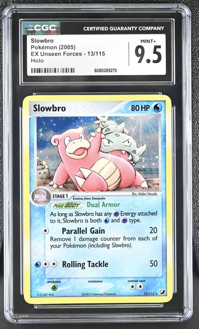 Slowbro, EX Unseen Forces, CGC 9.5