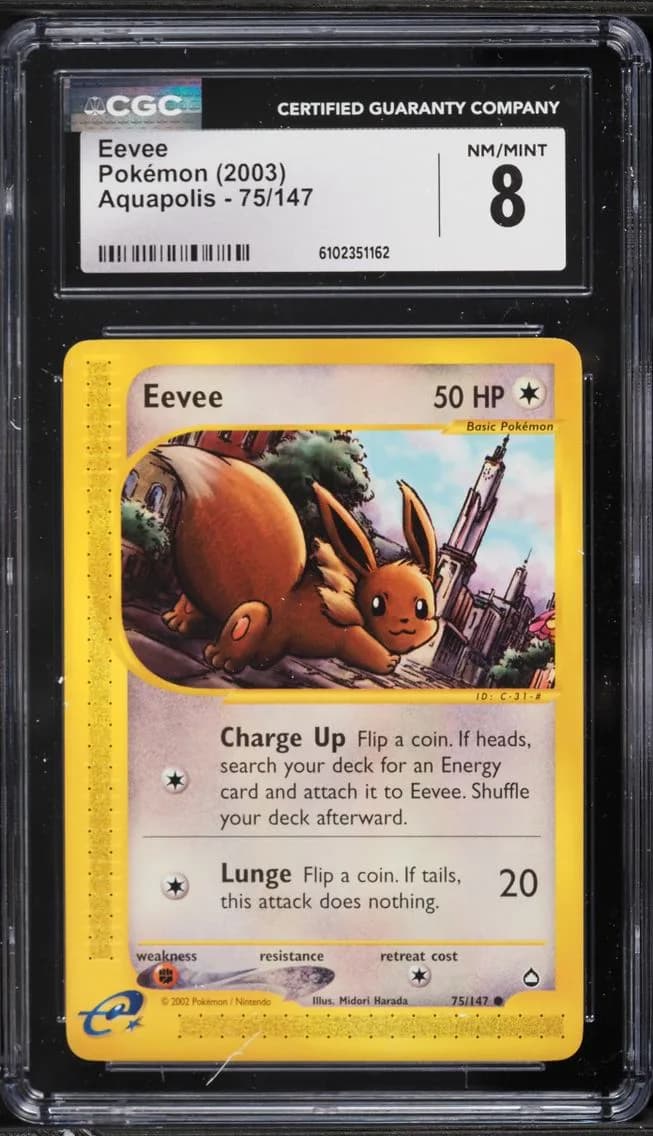 Aquapolis Eevee, Aquapolis, CGC 8