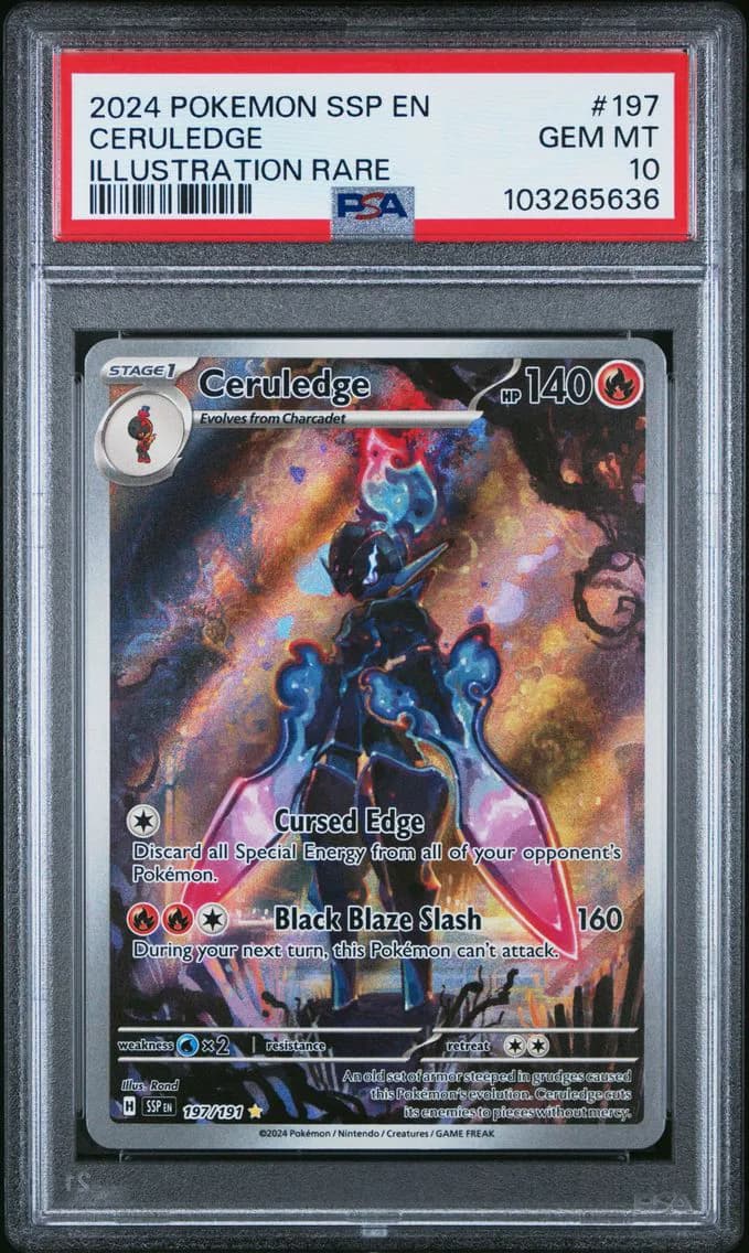 Ceruledge, Surging Sparks, PSA 10