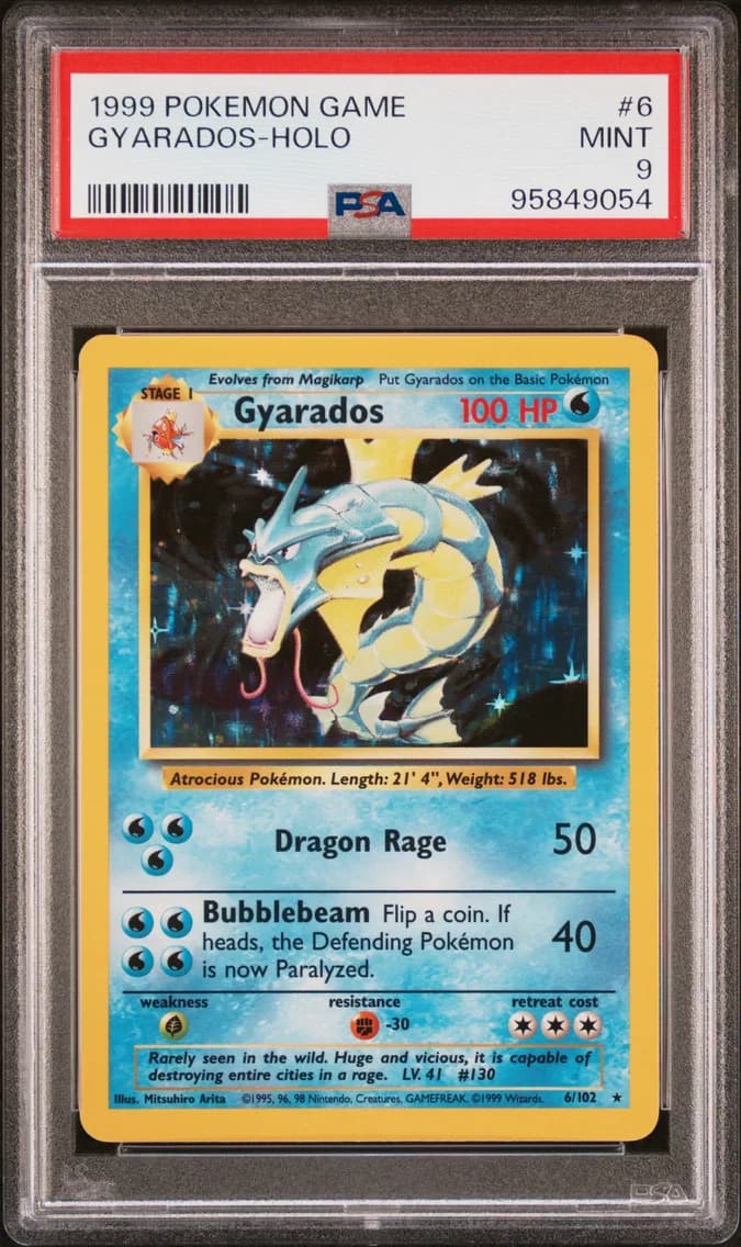 Gyarados-Holo, Game, PSA 9