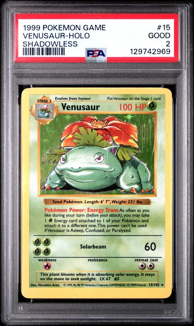 Venusaur-Holo, Game, PSA 2