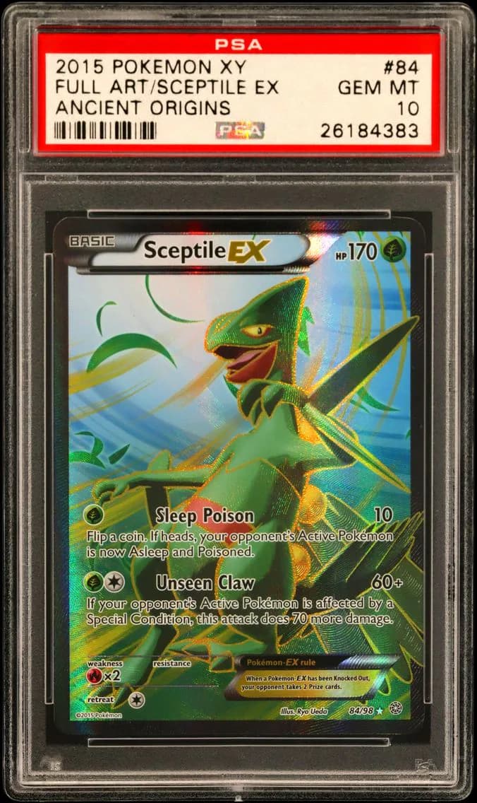 Sceptile EX, XY Ancient Origins, PSA 10