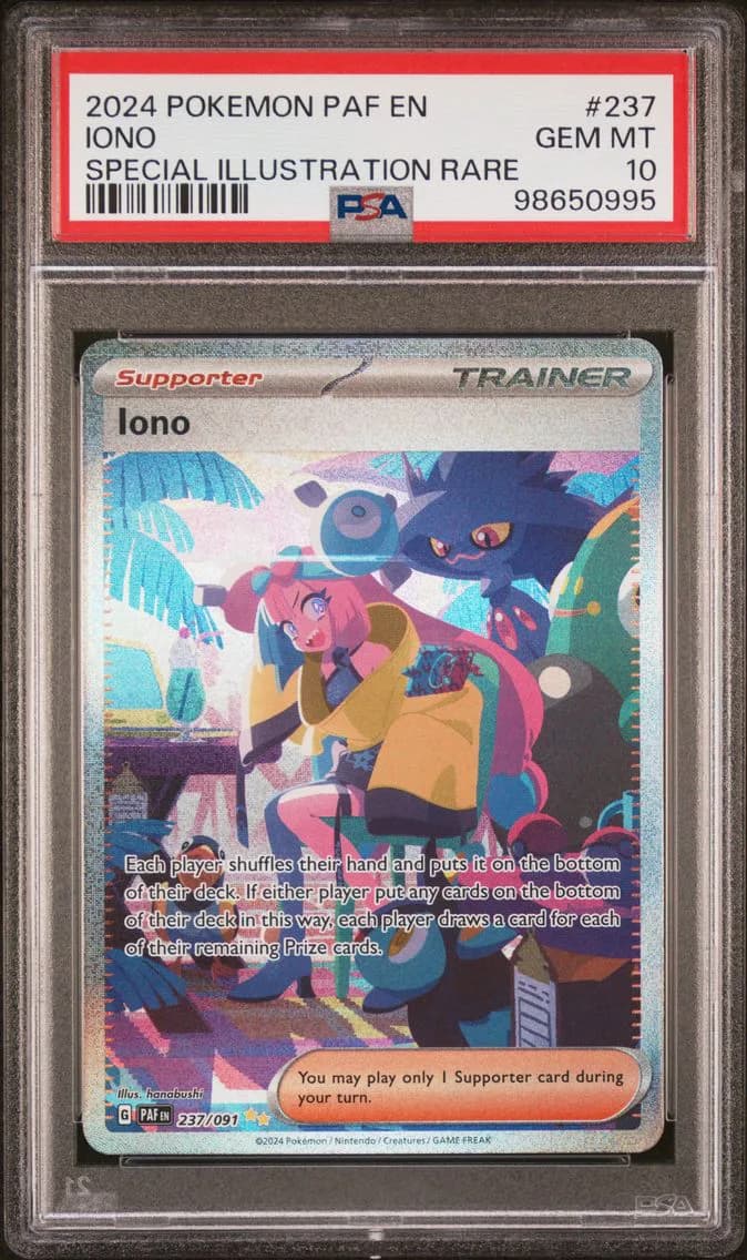 Iono, Paldean Fates, PSA 10