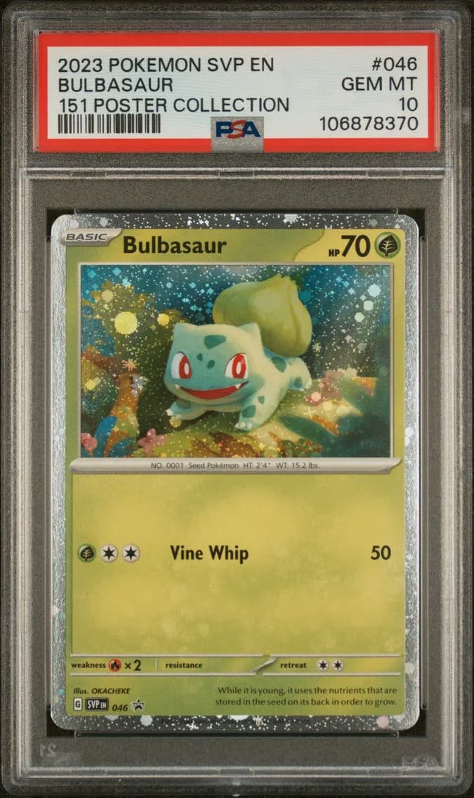Bulbasaur, SV Black Star Promo, PSA 10