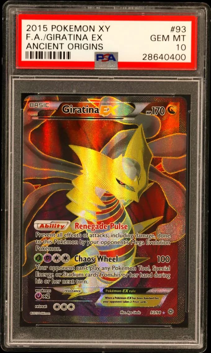 Giratina EX, XY Ancient Origins, PSA 10