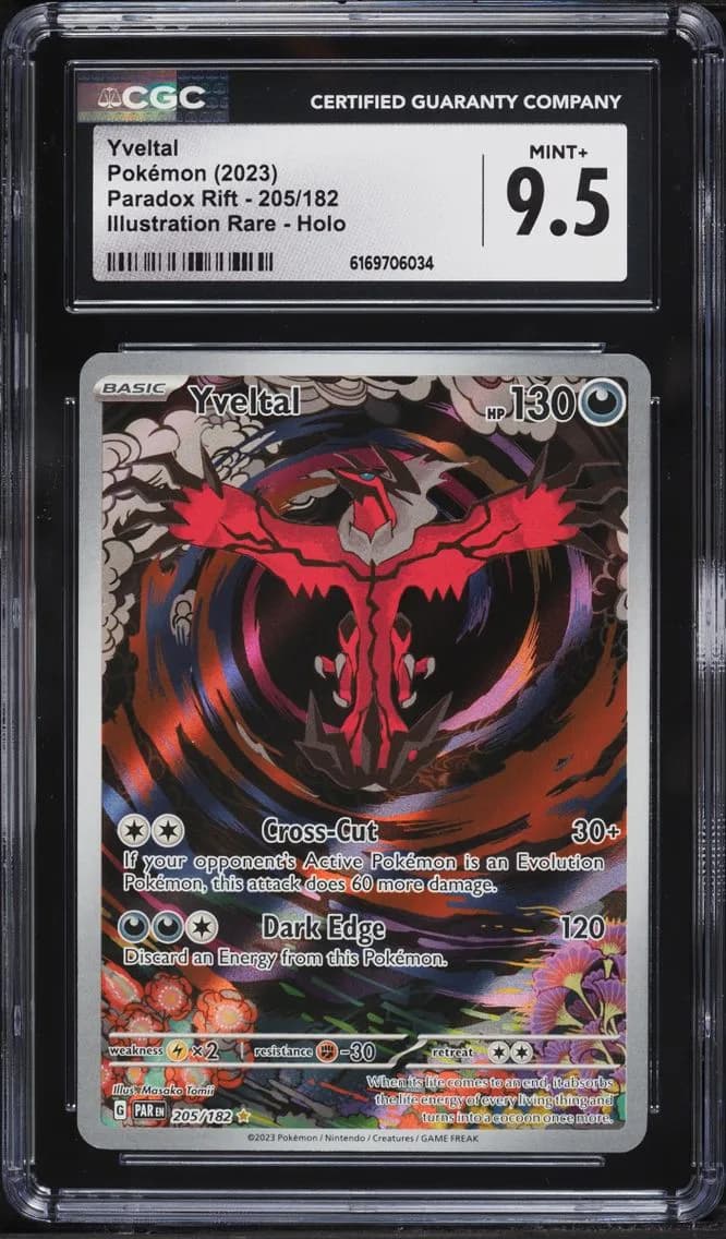 IR Yveltal, Paradox Rift, CGC 9.5