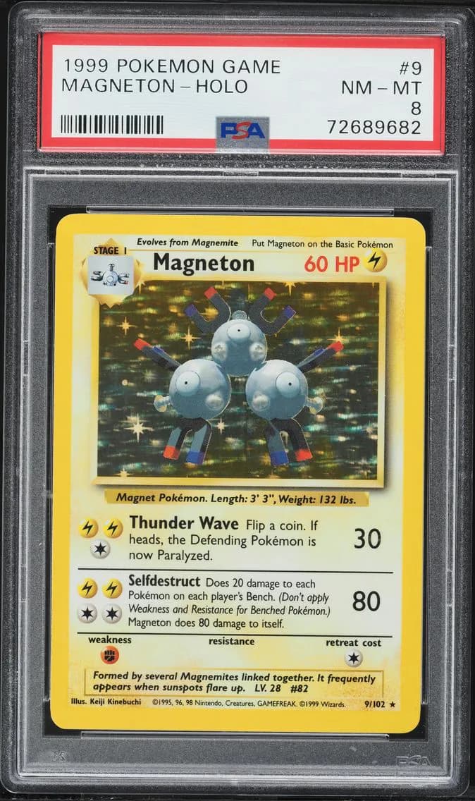 Magneton-Holo, Game, PSA 8