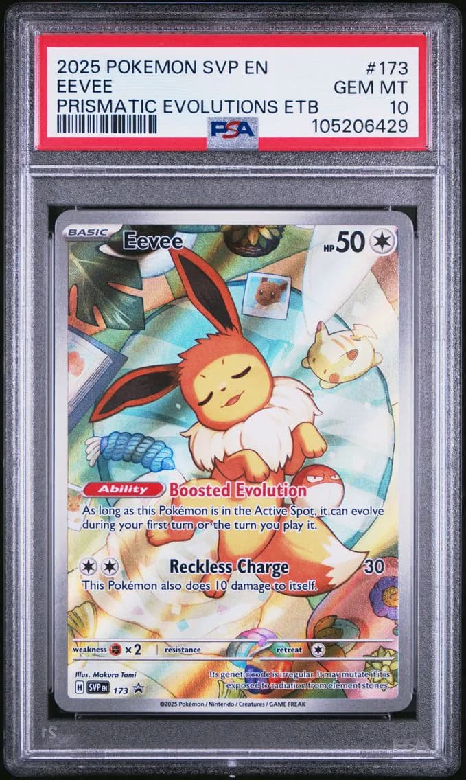 Eevee, SV Black Star Promo, PSA 10