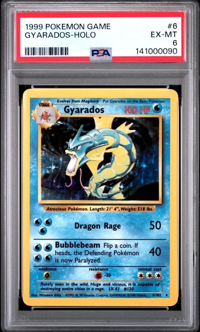 Gyarados-Holo, Game, PSA 6