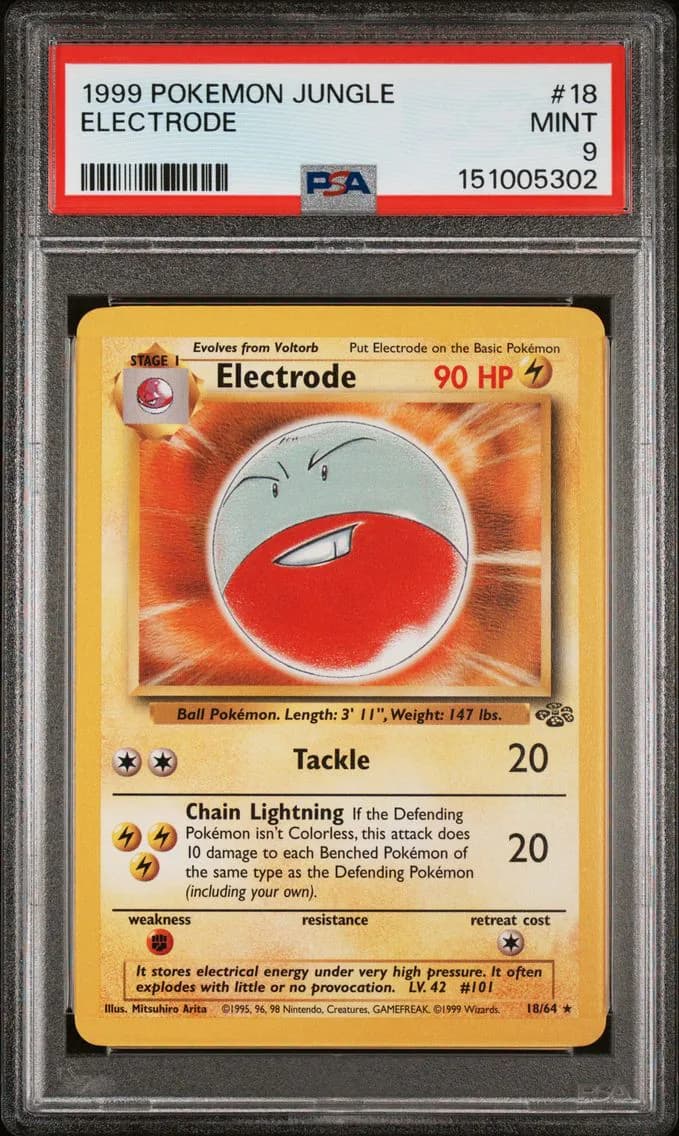 Electrode, Jungle, PSA 9